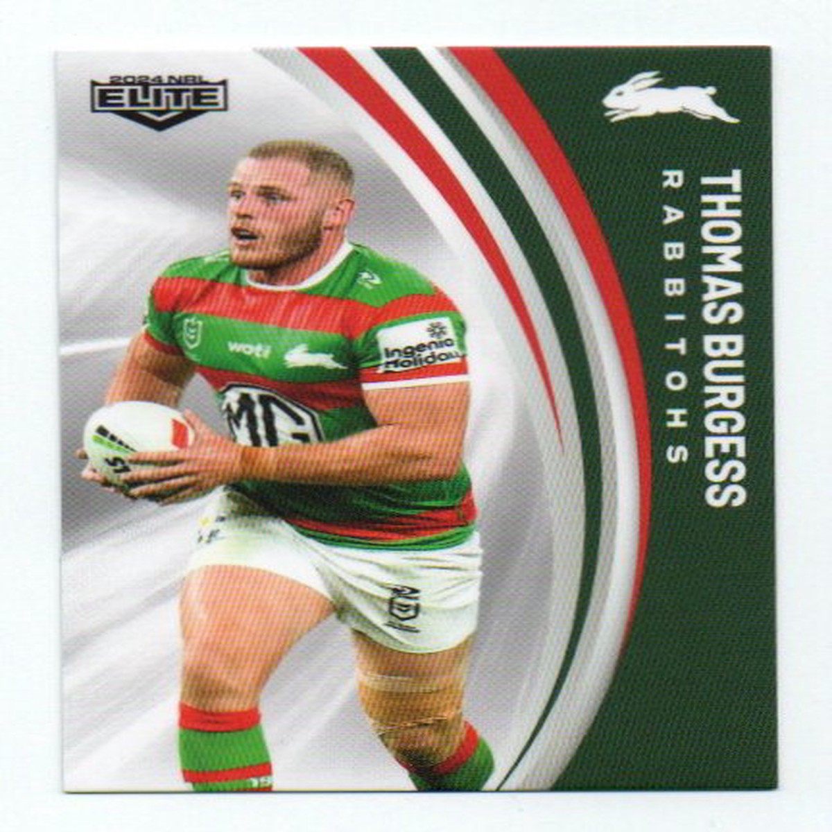 2024 Nrl Elite Base Common (110) Thomas Burgess Rabbitohs