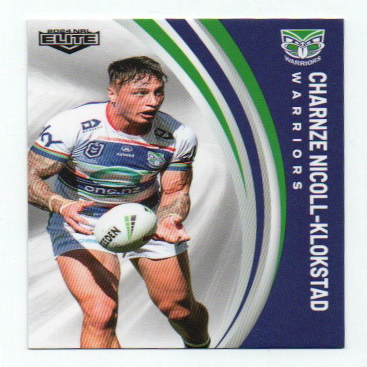 2024 Nrl Elite Base Common (142) Charnze Nicoll-Klokstad Warriors