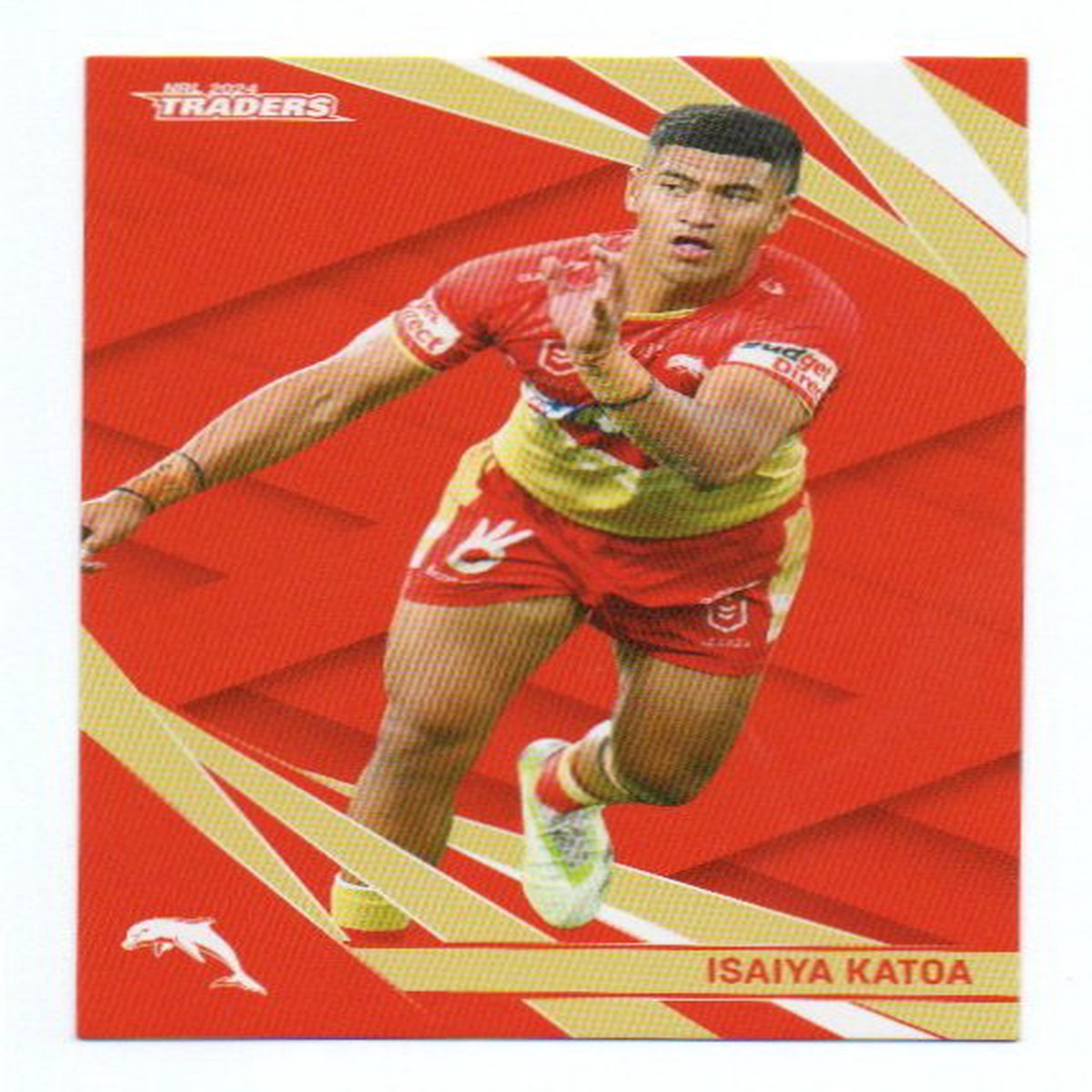 2024 NRL Traders Base (041) Isaiya Katoa Dolphins