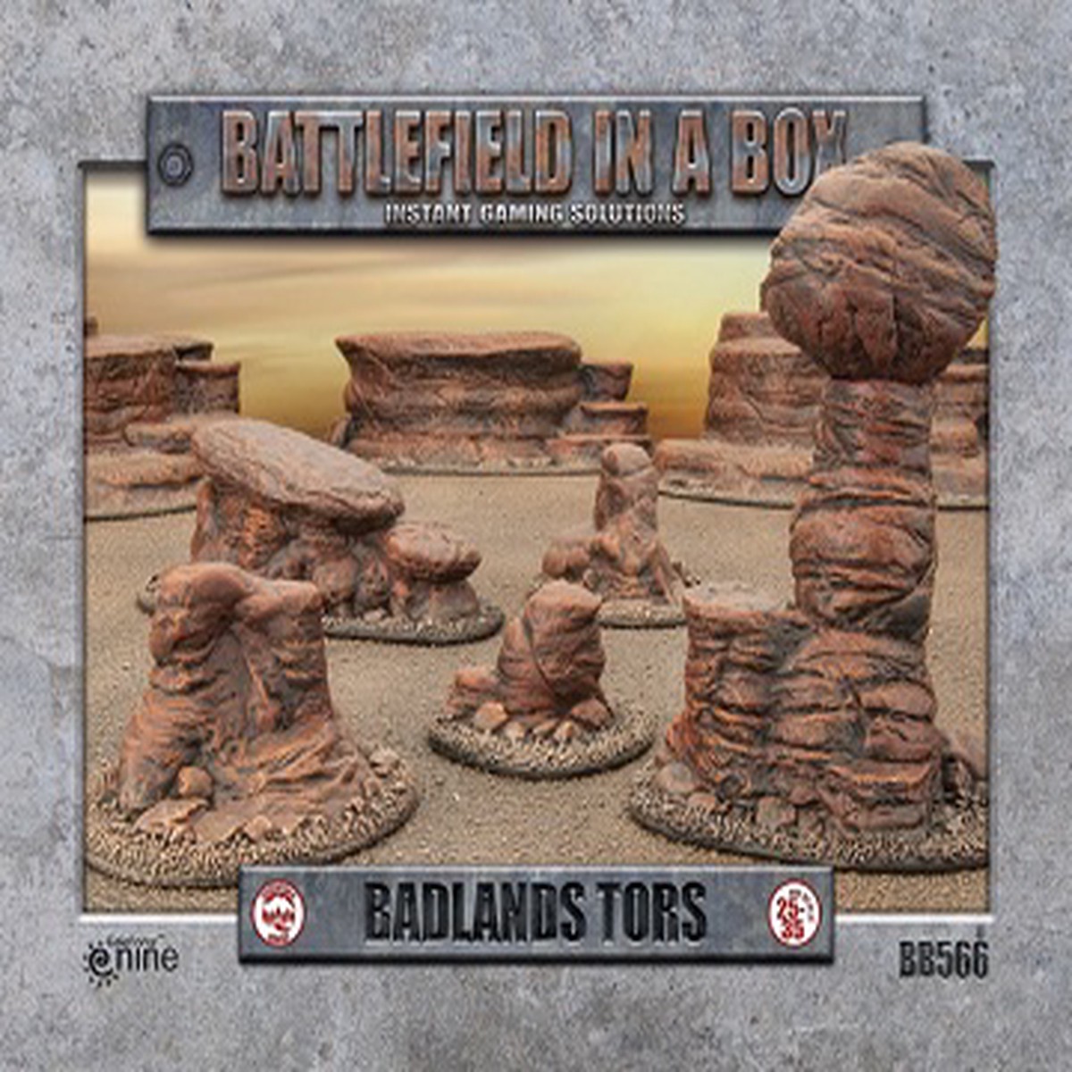 Battlefield In A Box  Badlands Tors  Mars