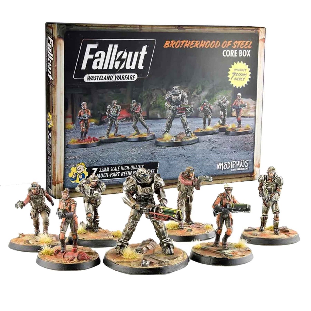 Fallout Wasteland Warfare: Brotherhood of Steel Knight Core Box (New)