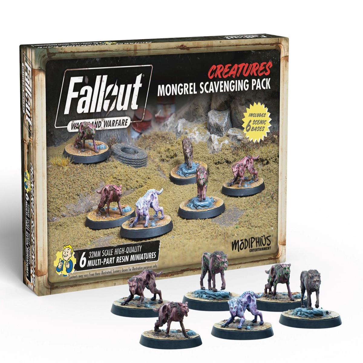 Fallout Wasteland Warfare: Mongrel Scavenging Pack