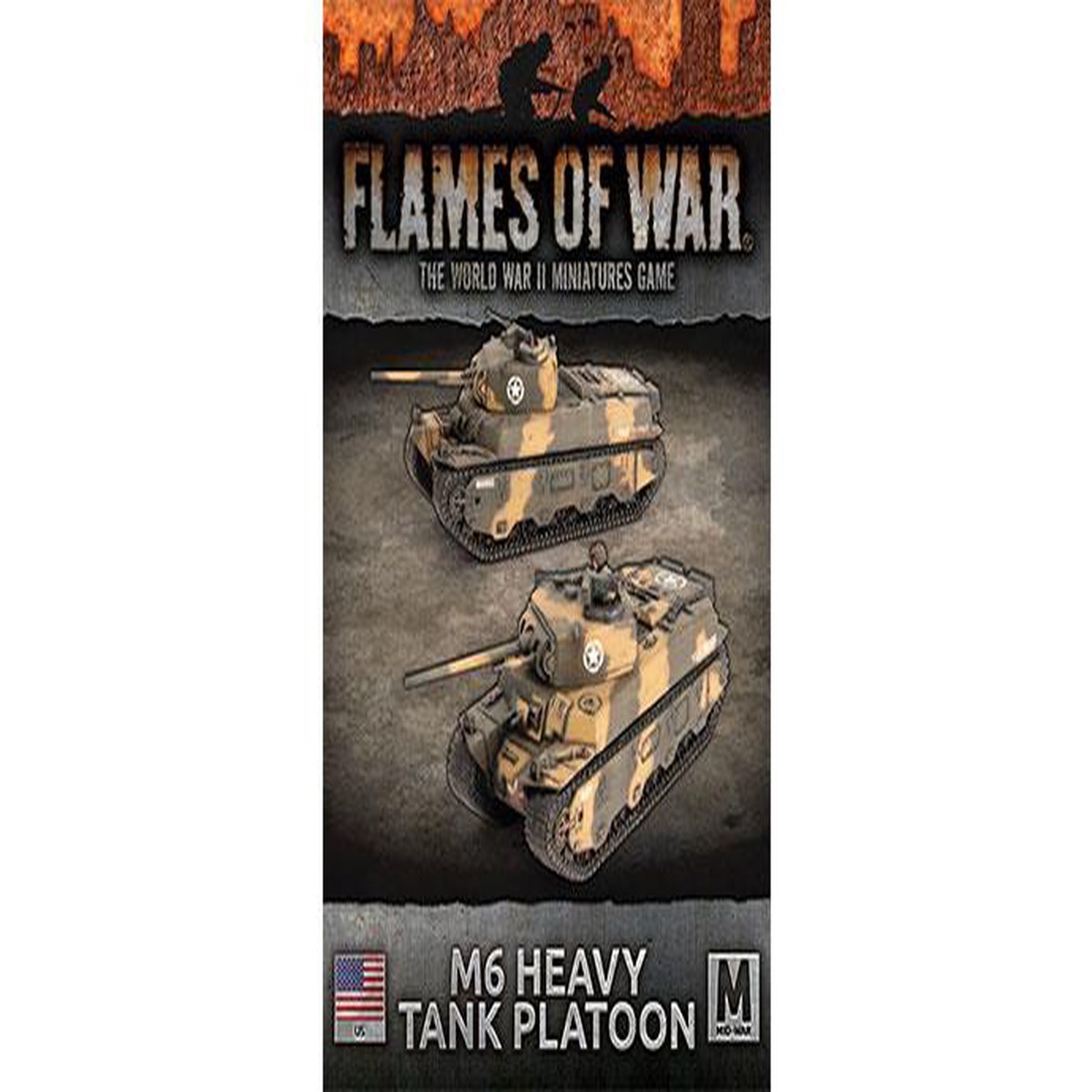 UBX96 M6 (3-inch & 37mm) Heavy Tanks (x2)