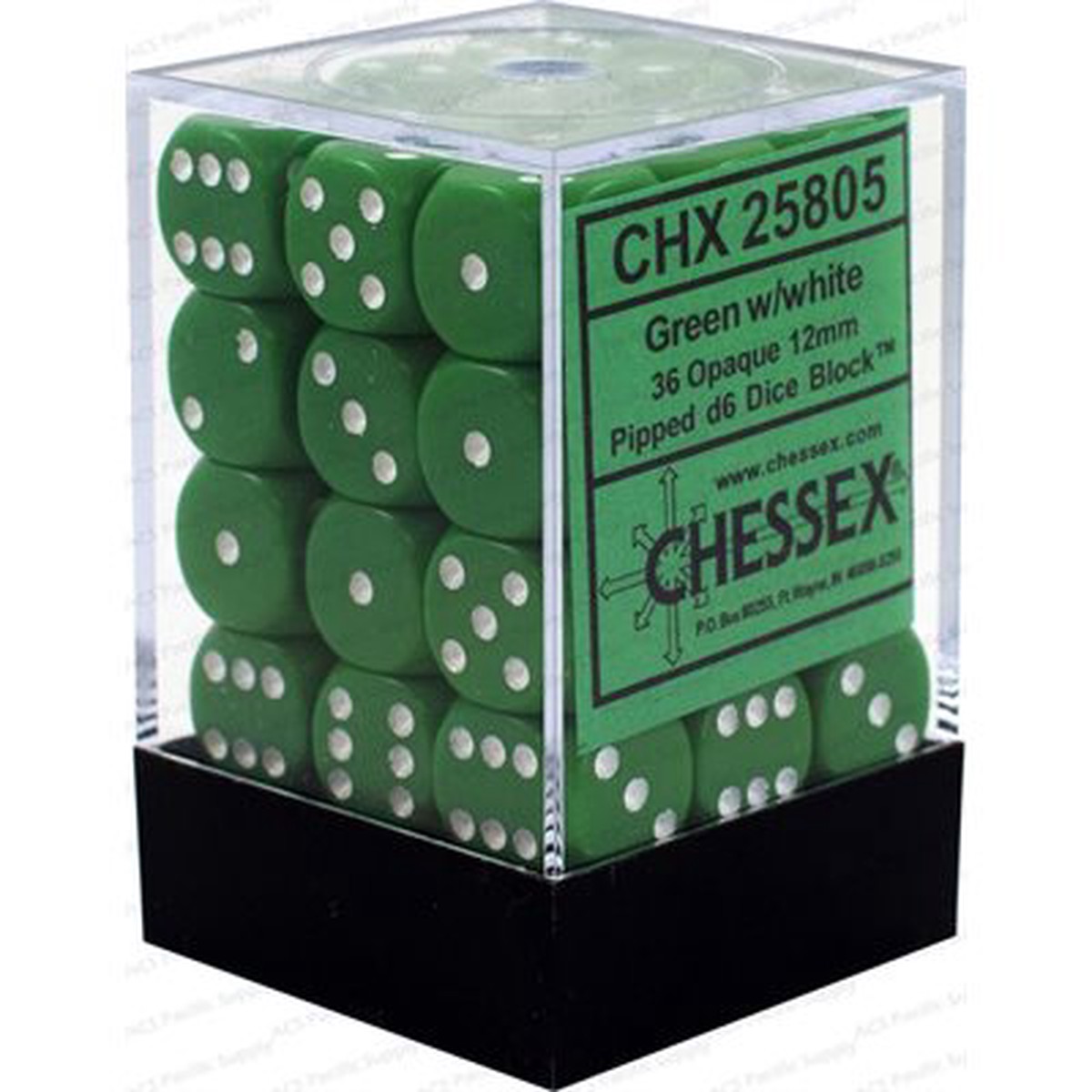 Opaque: 36D6 Green / White
