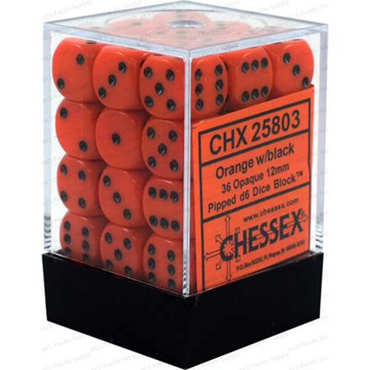 Opaque: 36D6 Orange / Black
