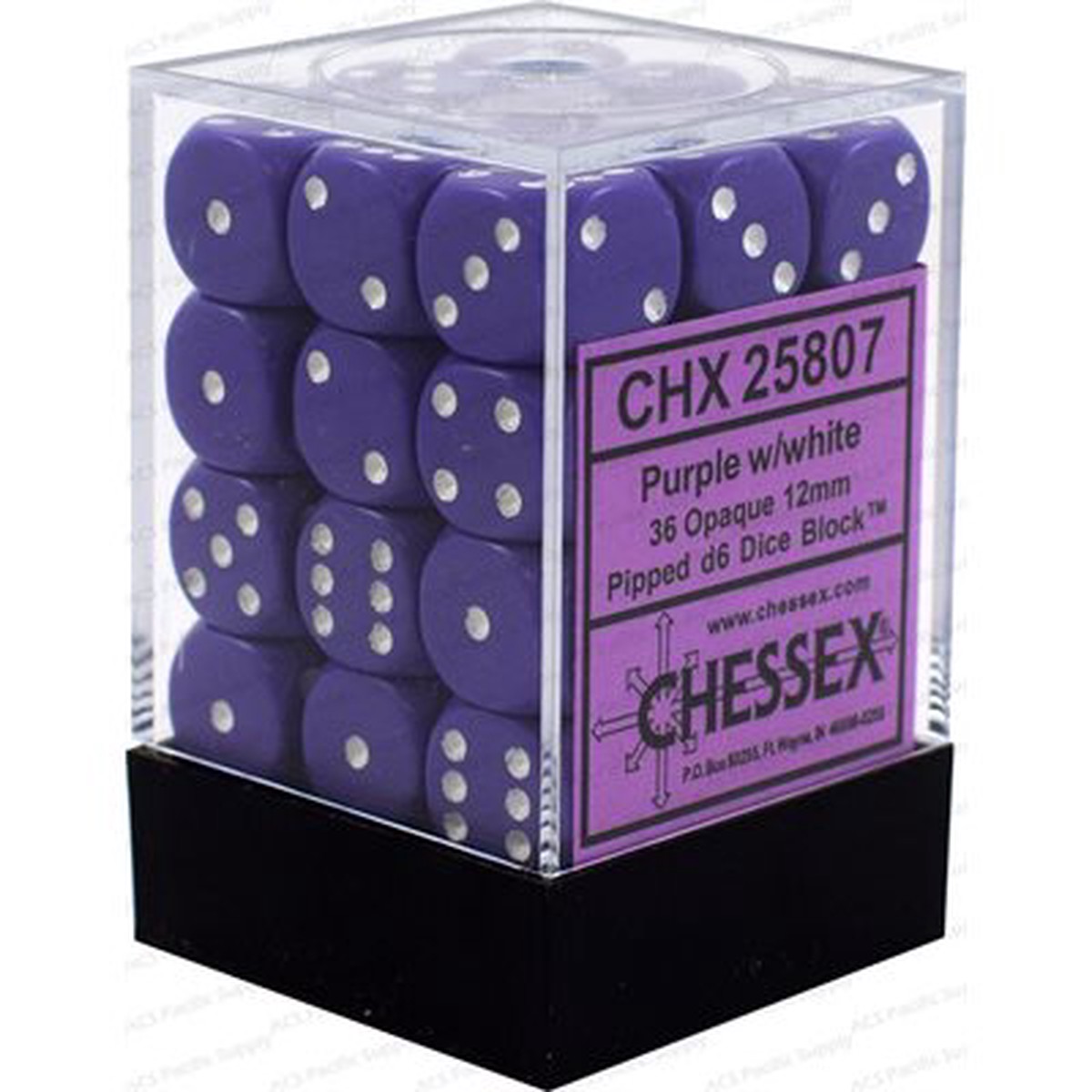 Opaque: 36D6 Purple / White