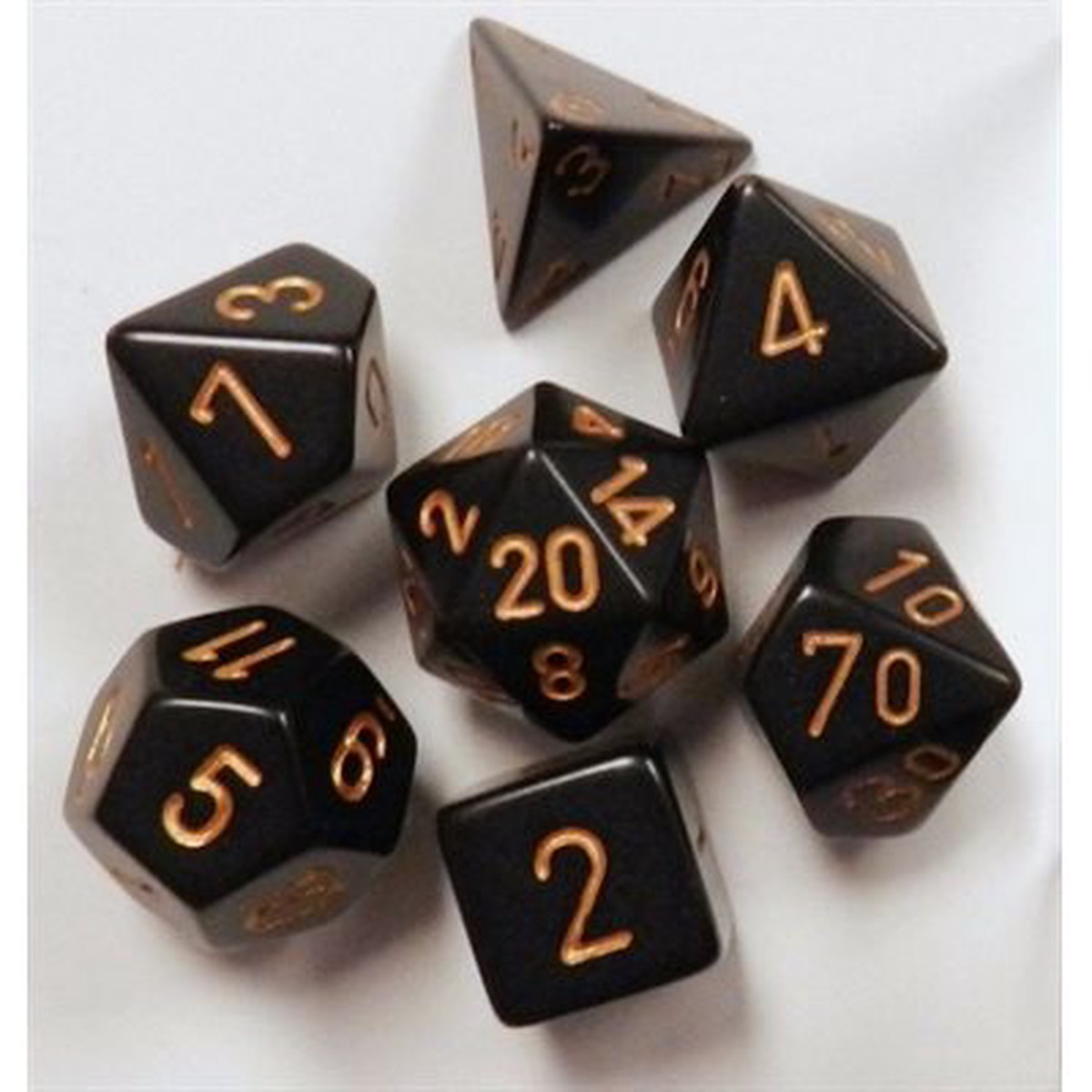 Opaque: 7Pc Black / Gold