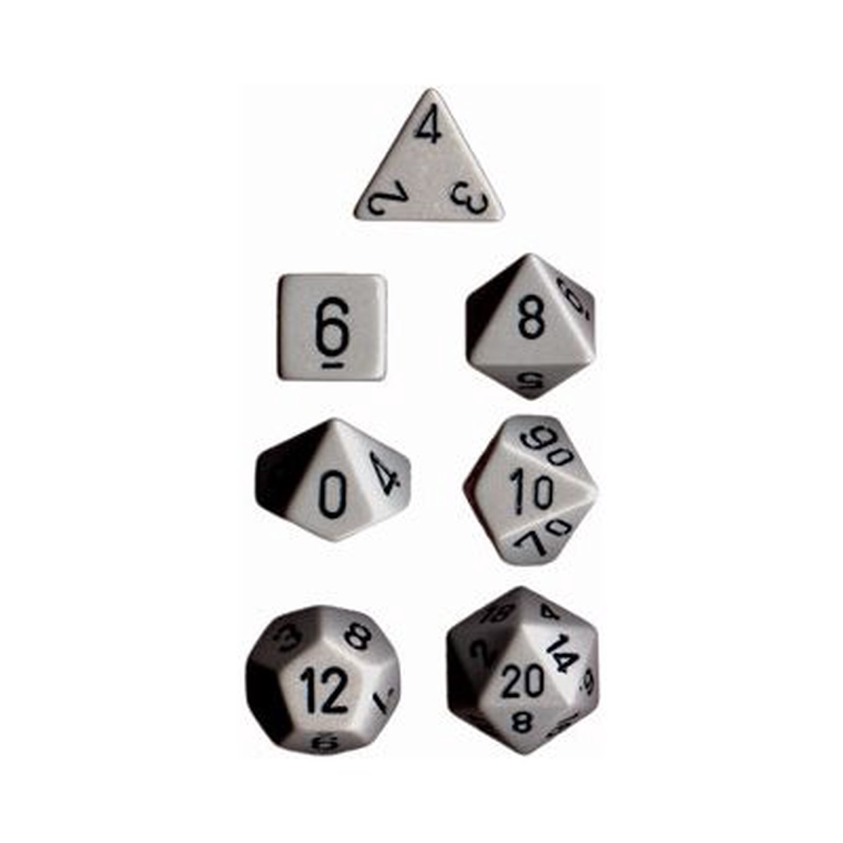 Opaque: 7Pc Dark Grey / Black