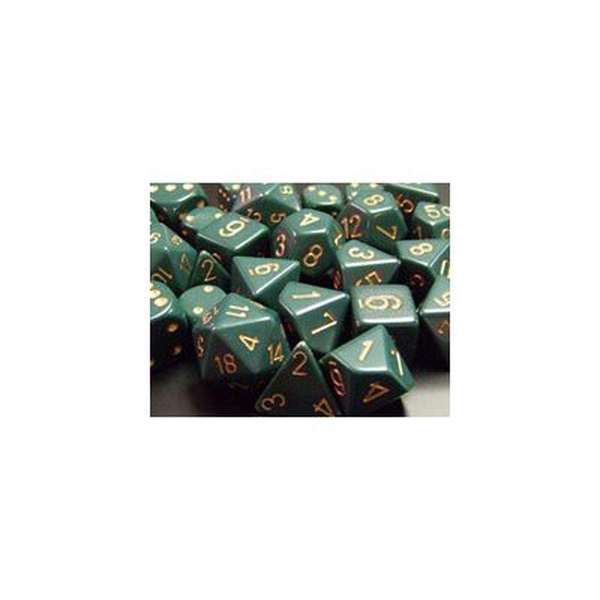 Opaque: 7Pc Dusty Green / Copper
