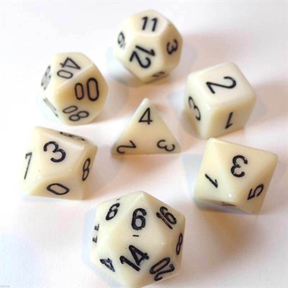 Opaque: 7Pc Ivory / Black
