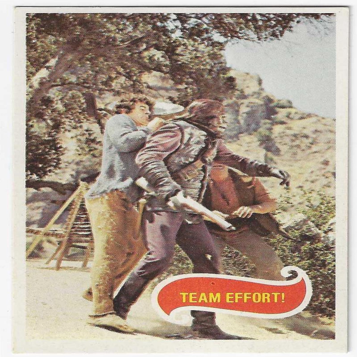 1975 Scanlens Planet of the Apes (51) Team Effort!