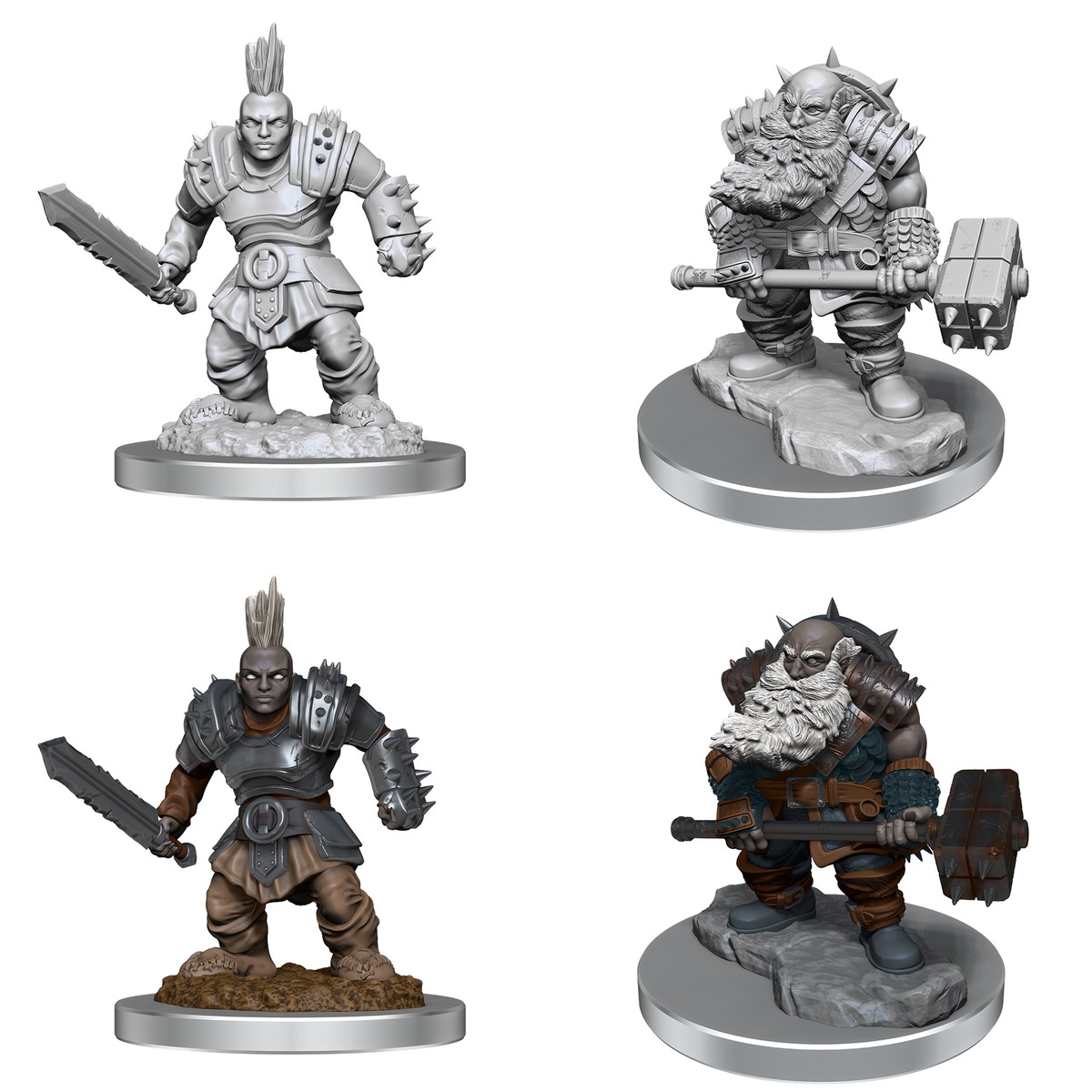 D&D Unpainted Minis WV18 Mind Flayers