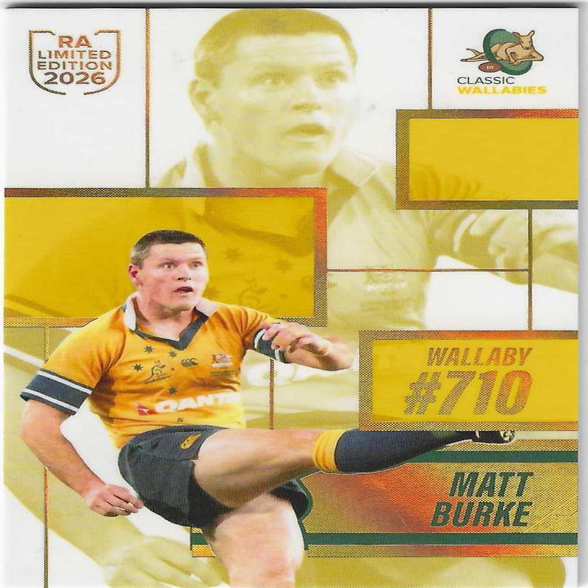 2026 Rugby Australia Classic Gold (CLG01) Matt Burke 08/80