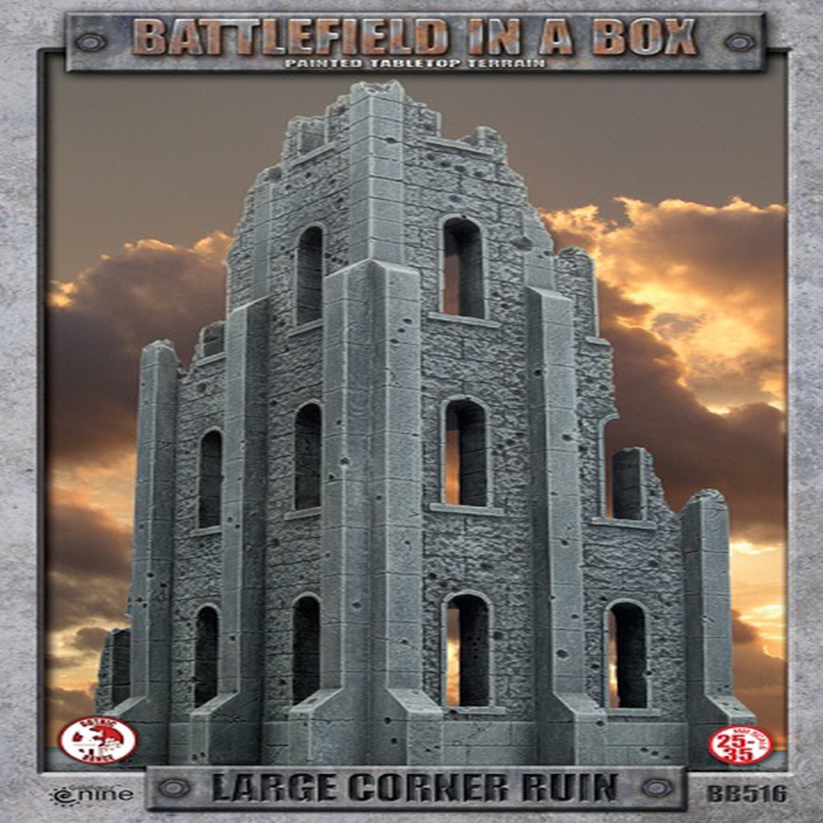 BattleField In A Box: Gothic Large Corner Ruin