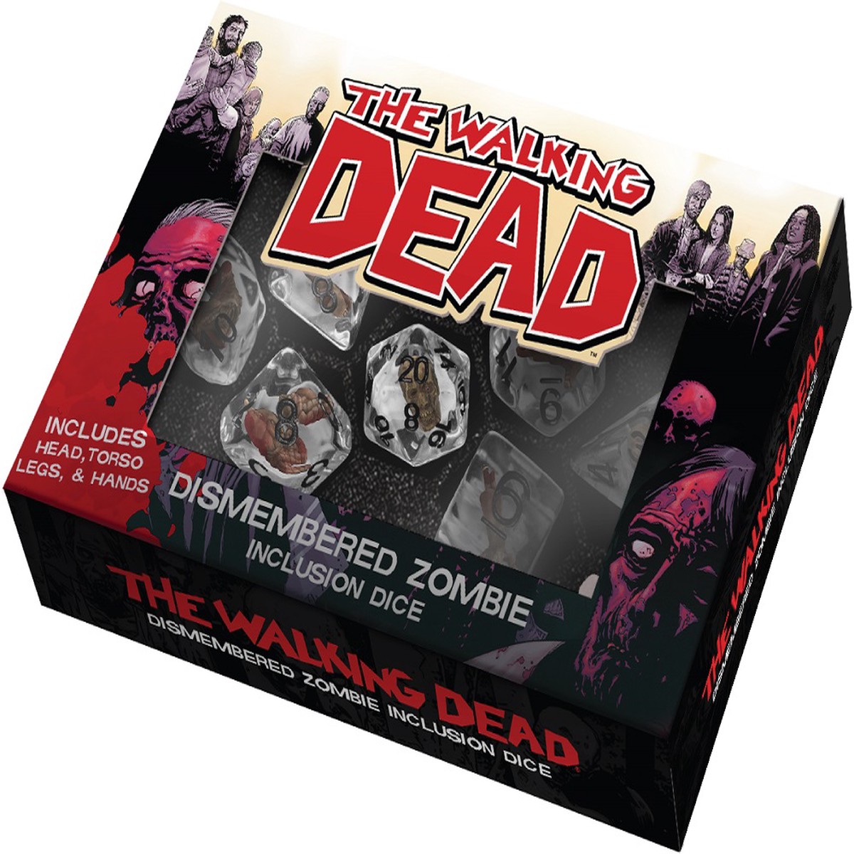 Fanroll: The Walking Dead Dismembered Zombie Inclusion Dice Set