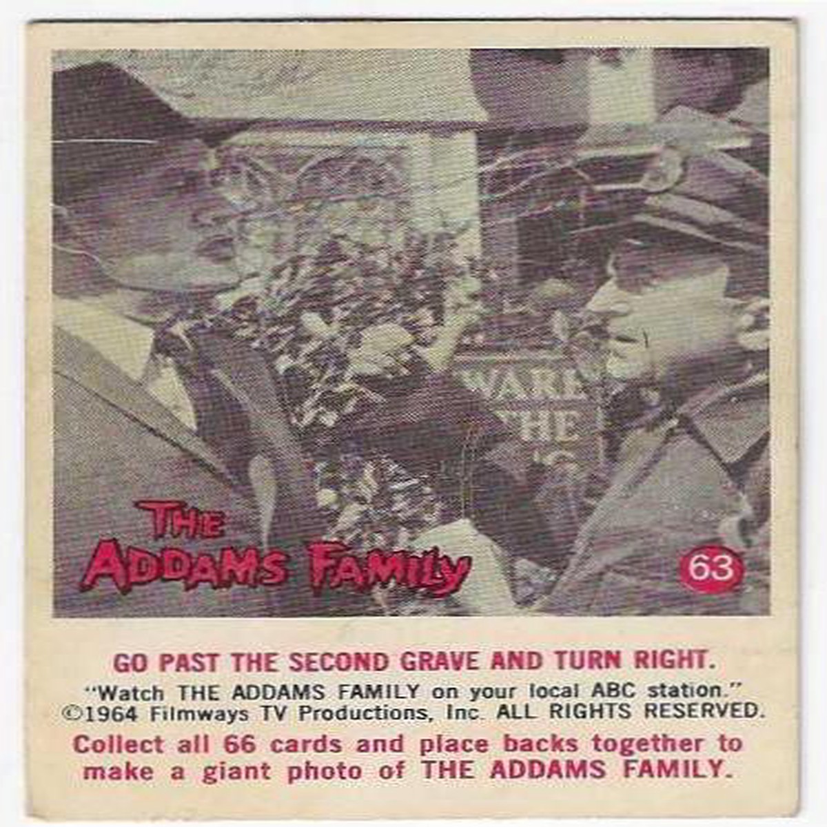 1964 Addams Family (63) Go Past the Second Grave And Turn Right