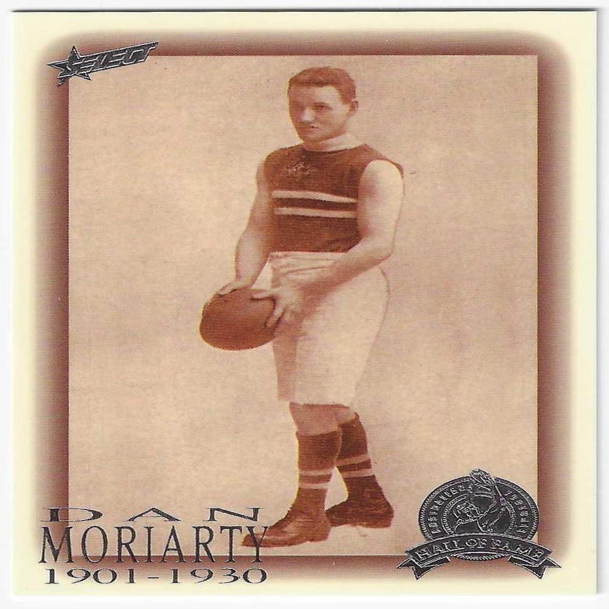 1996 Select Hall Of Fame Platinum (23) Dan Moriarty South Adelaide