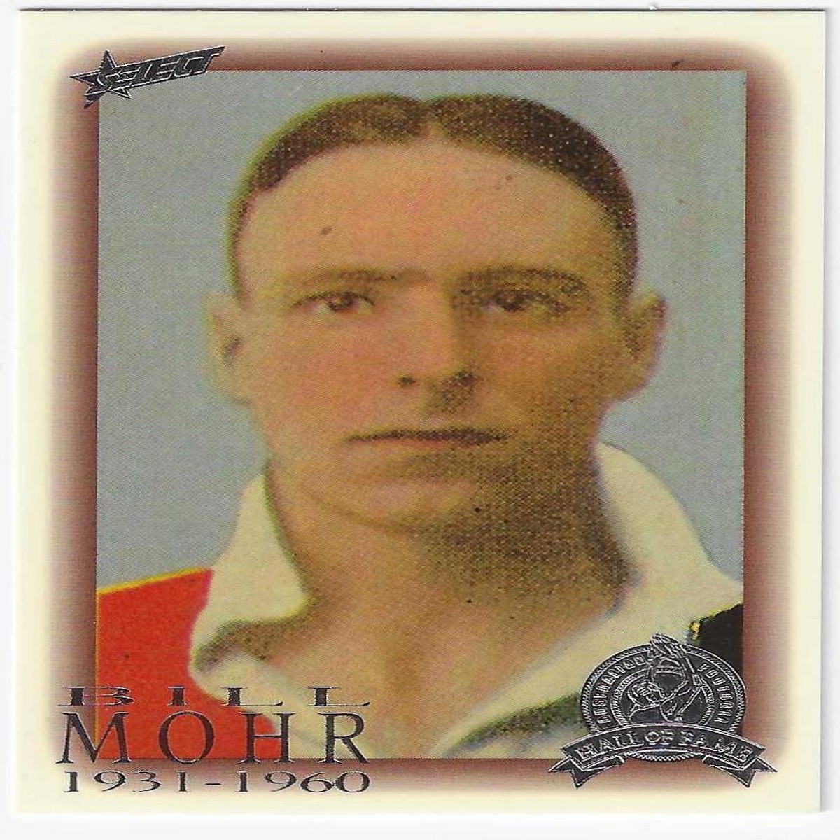 1996 Select Hall Of Fame Platinum (41) Bill Mohr St. Kilda