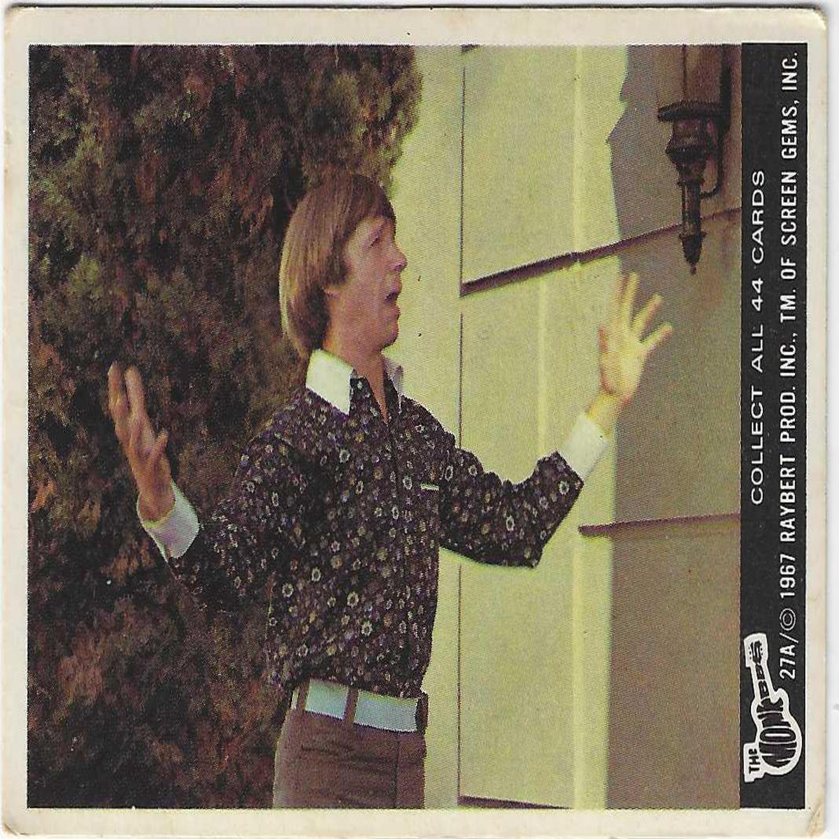 1967 Raybert Prod. Inc. The Monkees  Card 27A