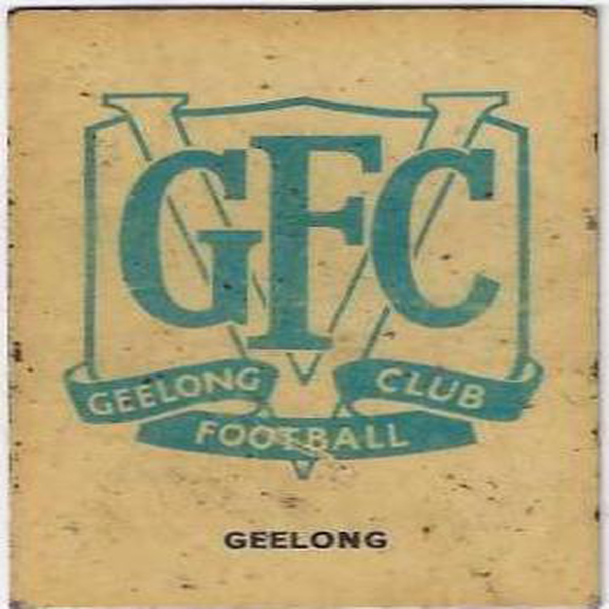 1968 Twisties Club Crest  Geelong (Reverse  You Will Receive)