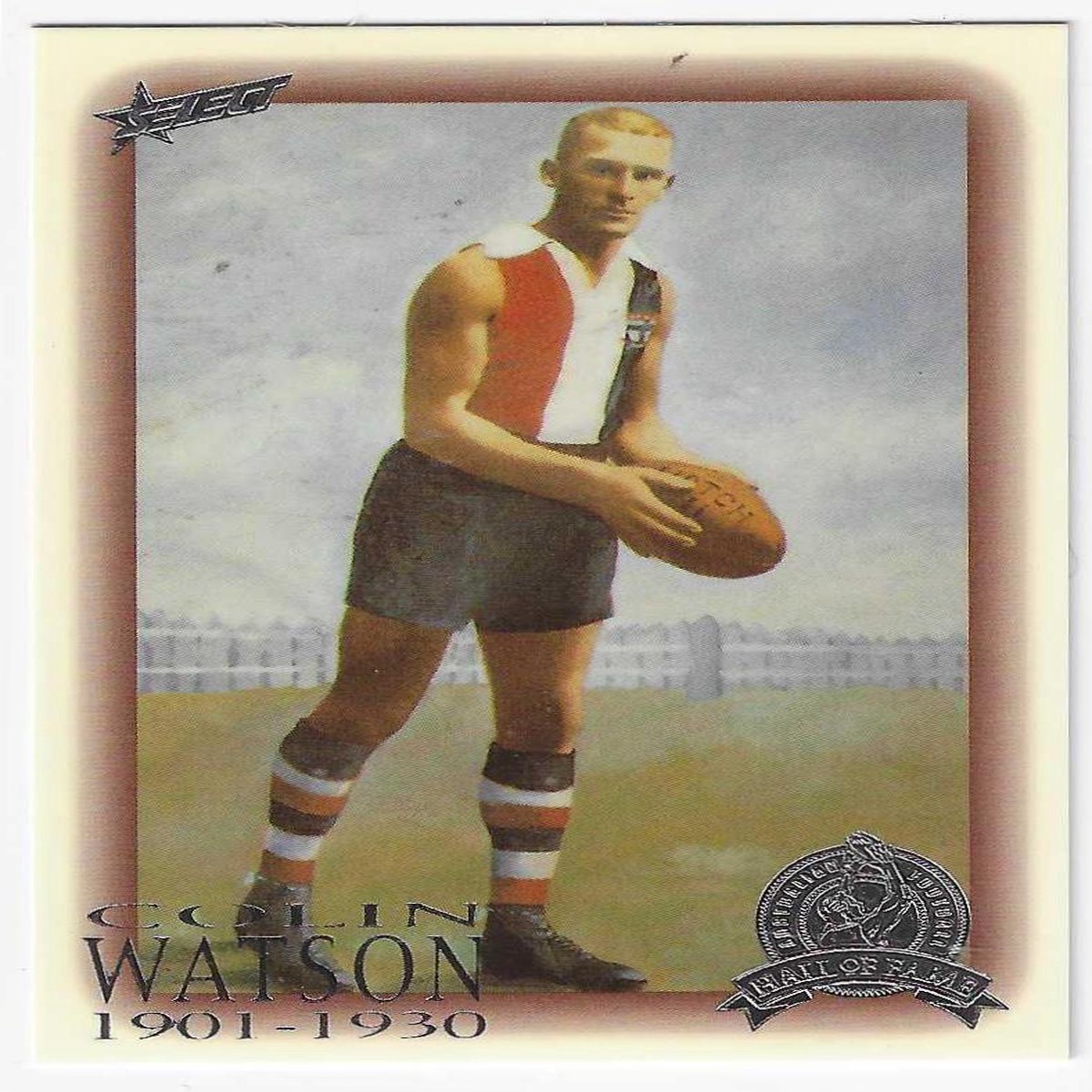 1996 Select Hall Of Fame Platinum (29) Colin Watson St. Kilda