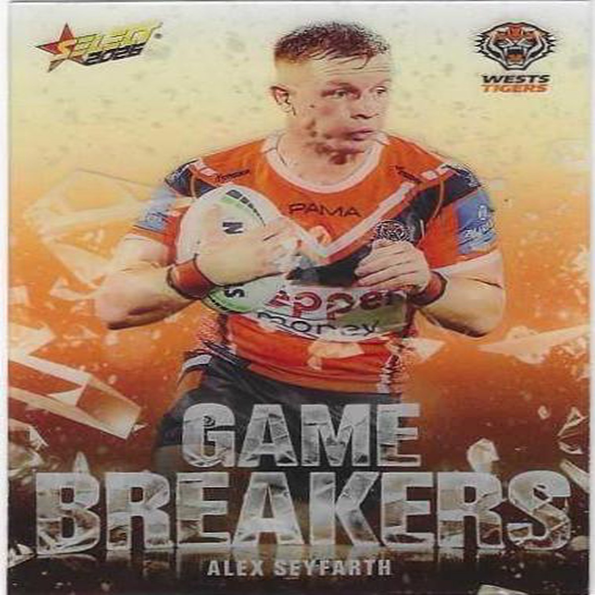2026 Select Nrl Game Breakers (GB134) Alex Seyfarth Wests Tigers