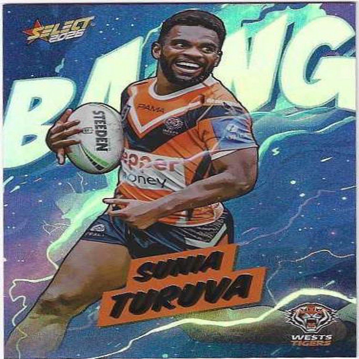2026 Select Nrl Bang (B102) Sunia Turuva Wests Tigers