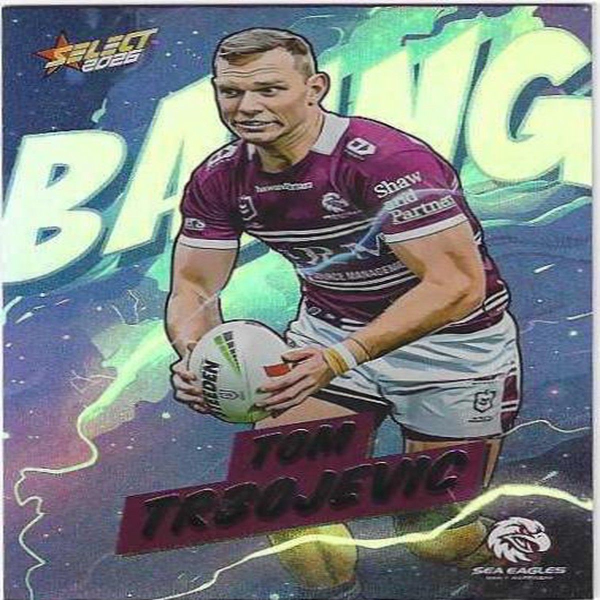 2026 Select Nrl Bang (B42) Tom Trbojevic Sea Eagles
