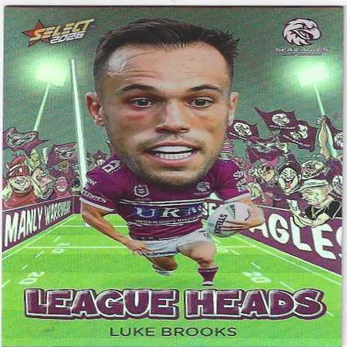 2026 Select Nrl League Heads (LH49) Luke Brooks Sea Eagles