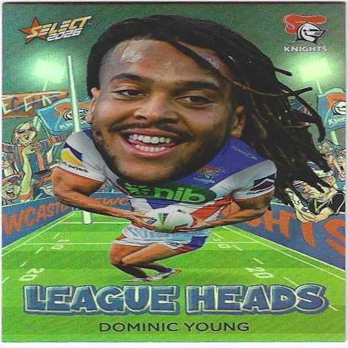 2026 Select Nrl League Heads (LH72) Dominic Young Knights