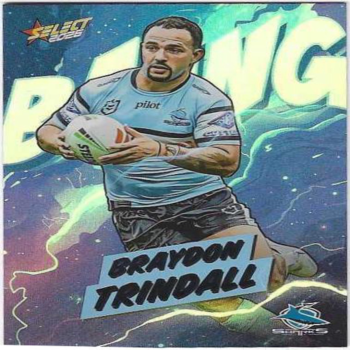 2026 Select Nrl Bang (B24) Braydon Trindall Sharks
