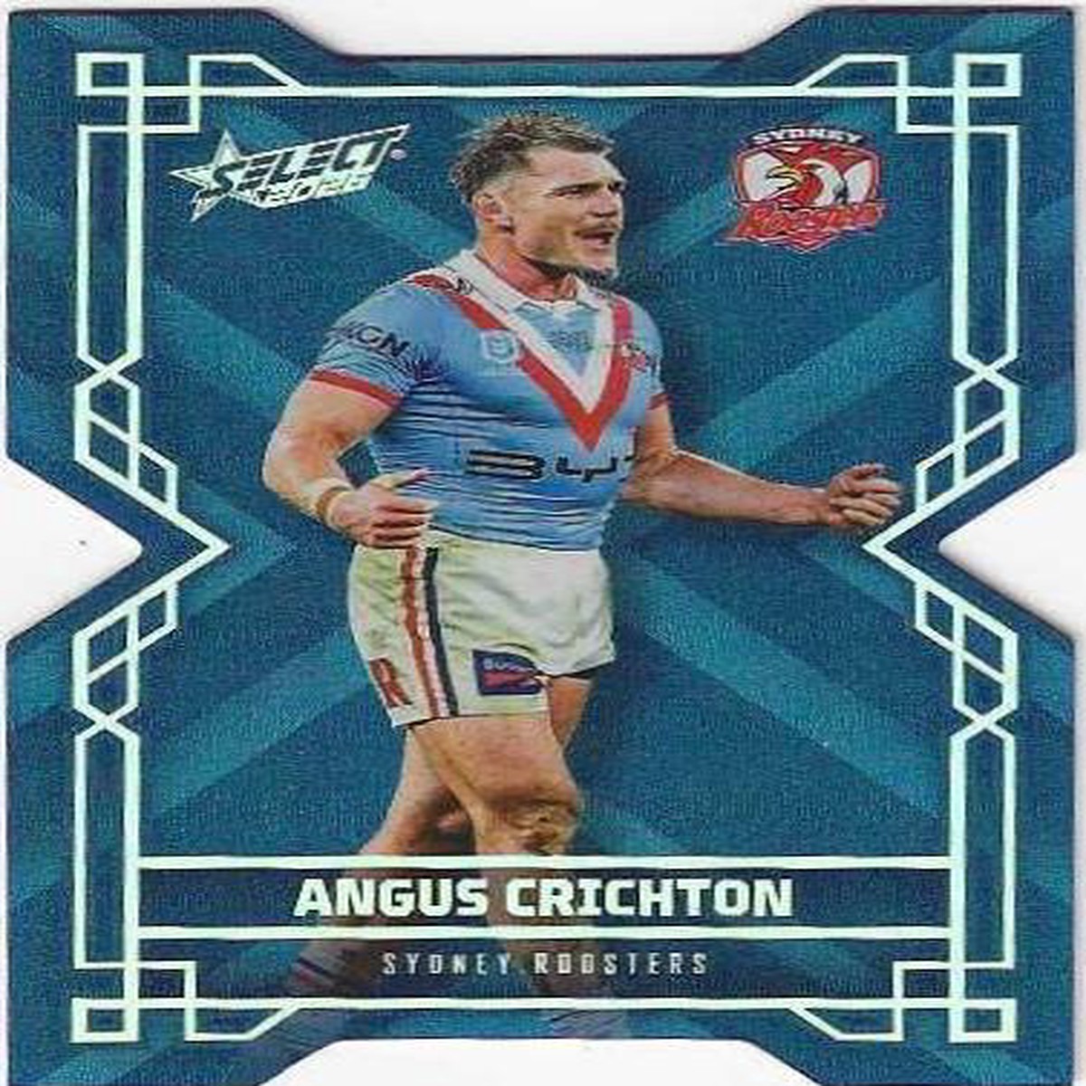 2026 Select Nrl Colours Die Cut (CD185) Angus Crichton Roosters