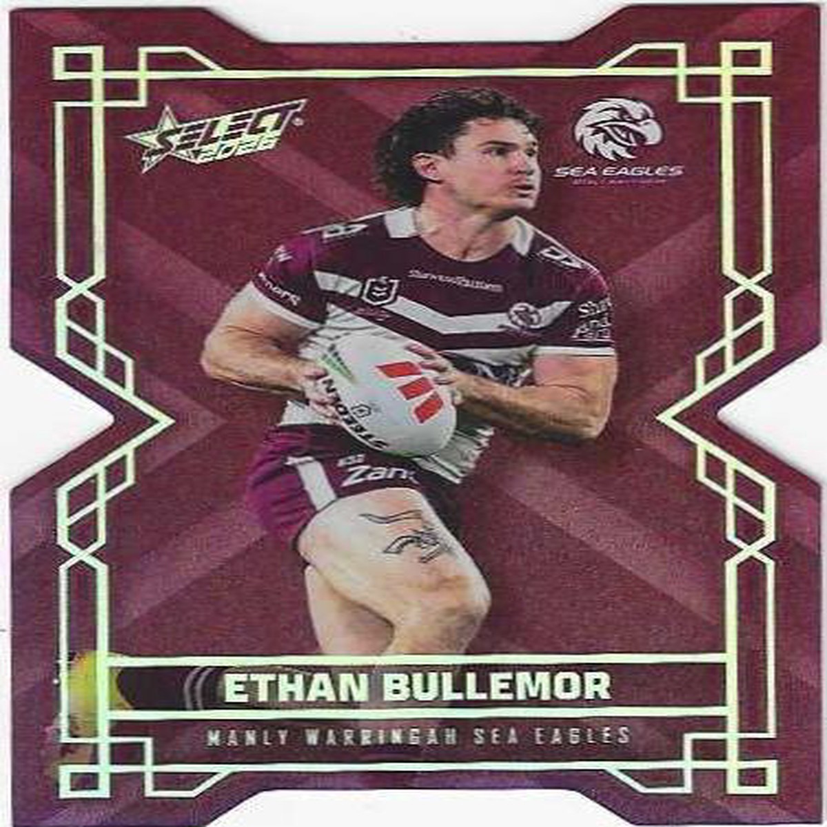 2026 Select Nrl Colours Die Cut (CD80) Ethan Bullemor Sea Eagles