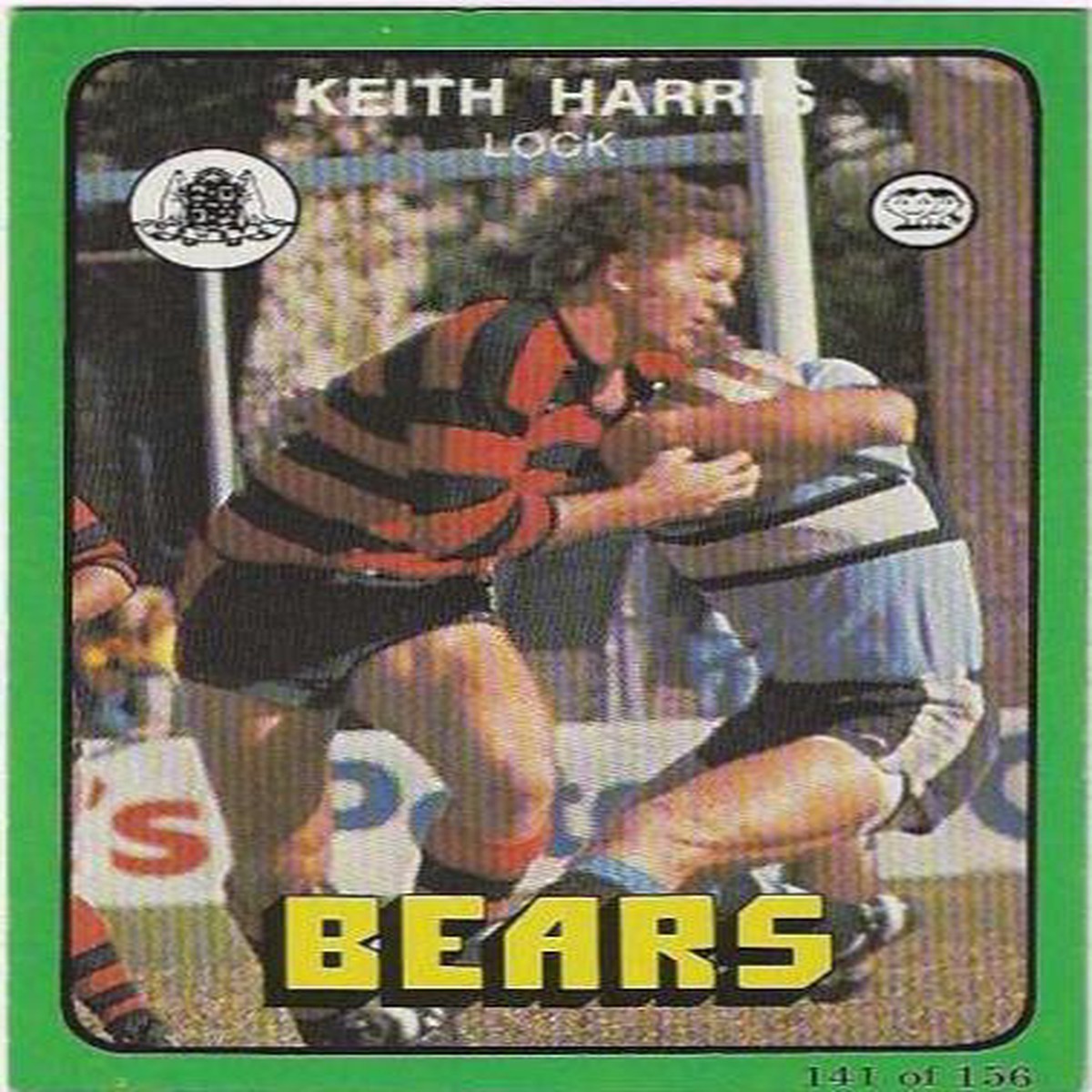 1978 Scanlens Rugby League (141) Keith Harris Bears