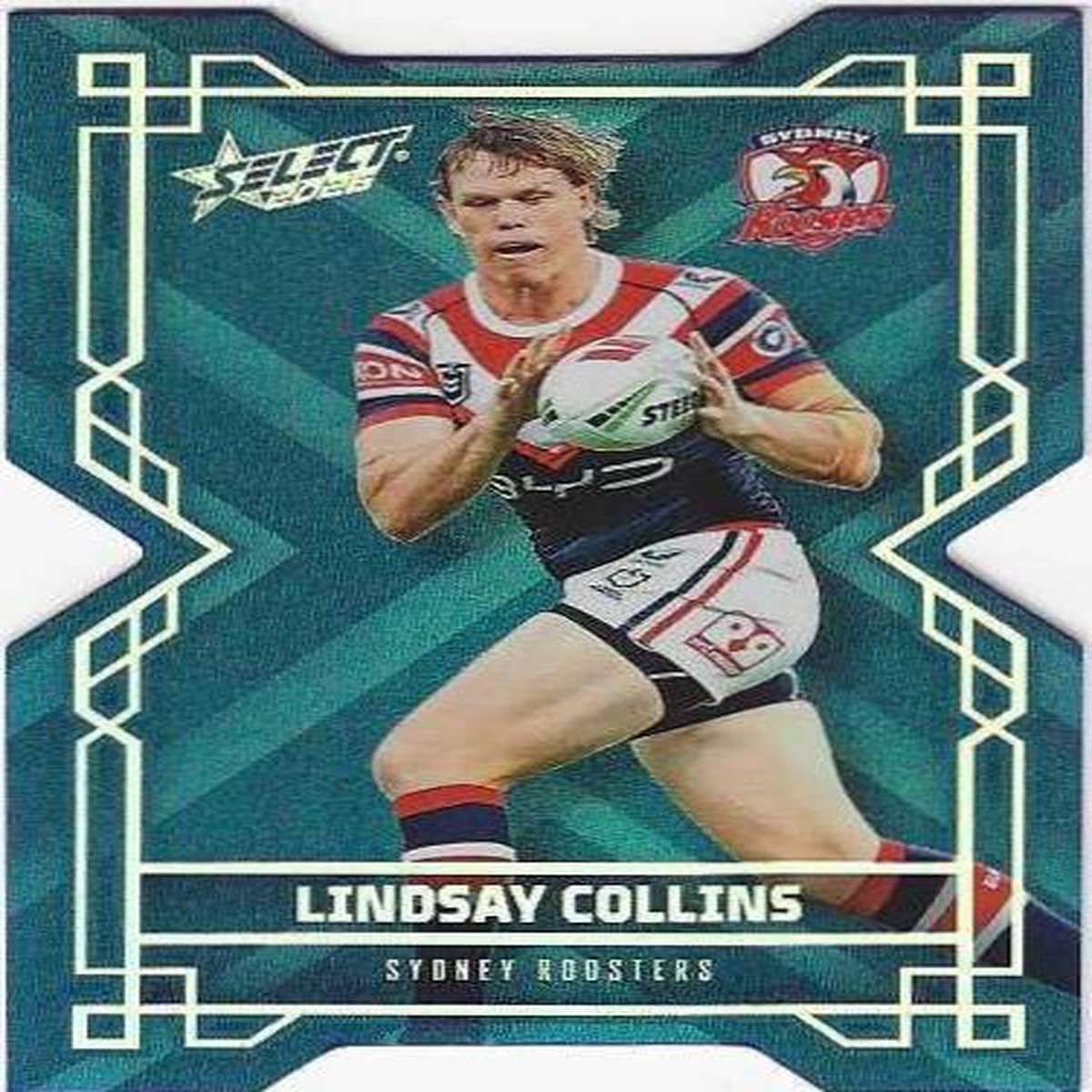 2026 Select Nrl Colours Die Cut (CD184) Lindsay Collins Roosters