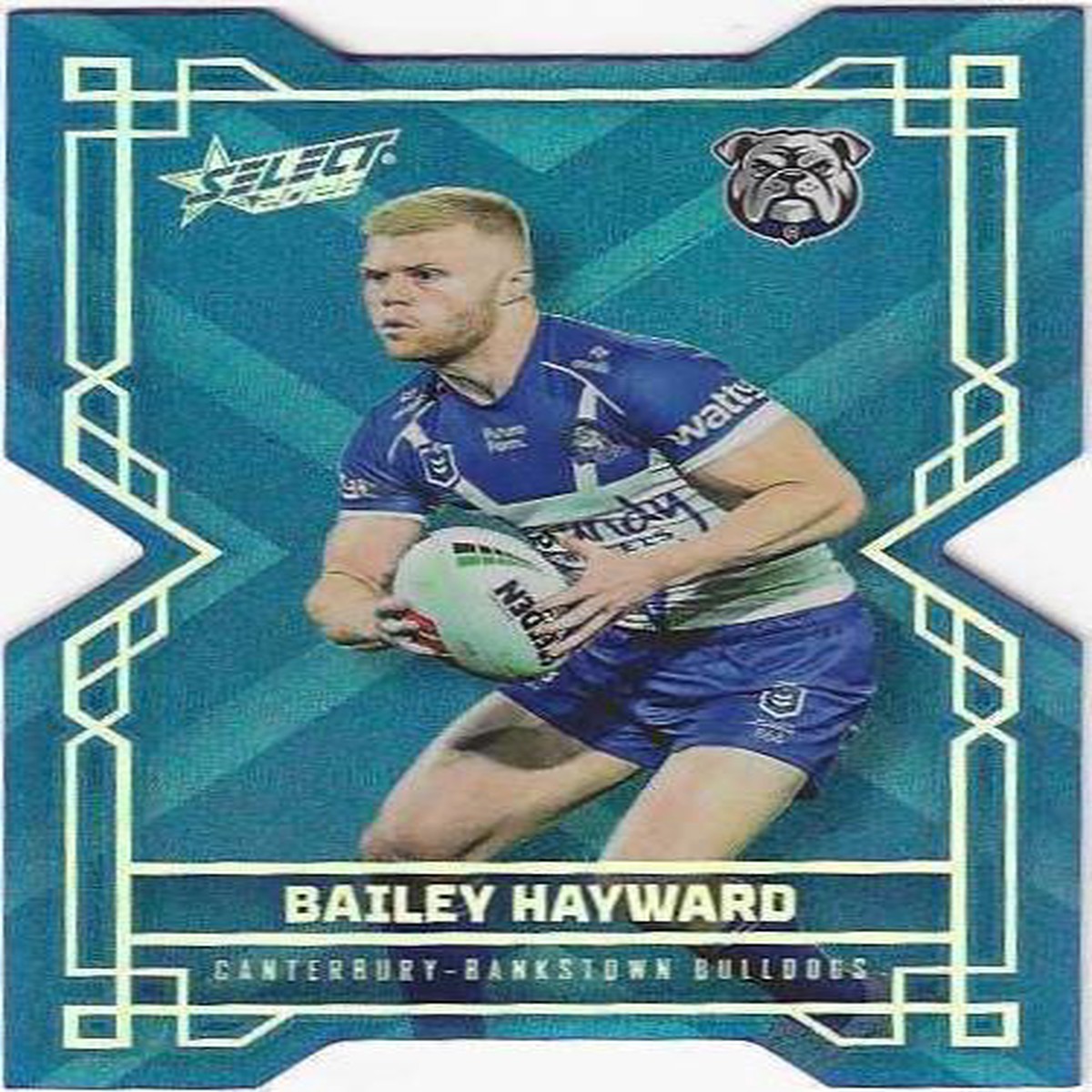 2026 Select Nrl Colours Die Cut (CD30) Bailey Hayward Bulldogs