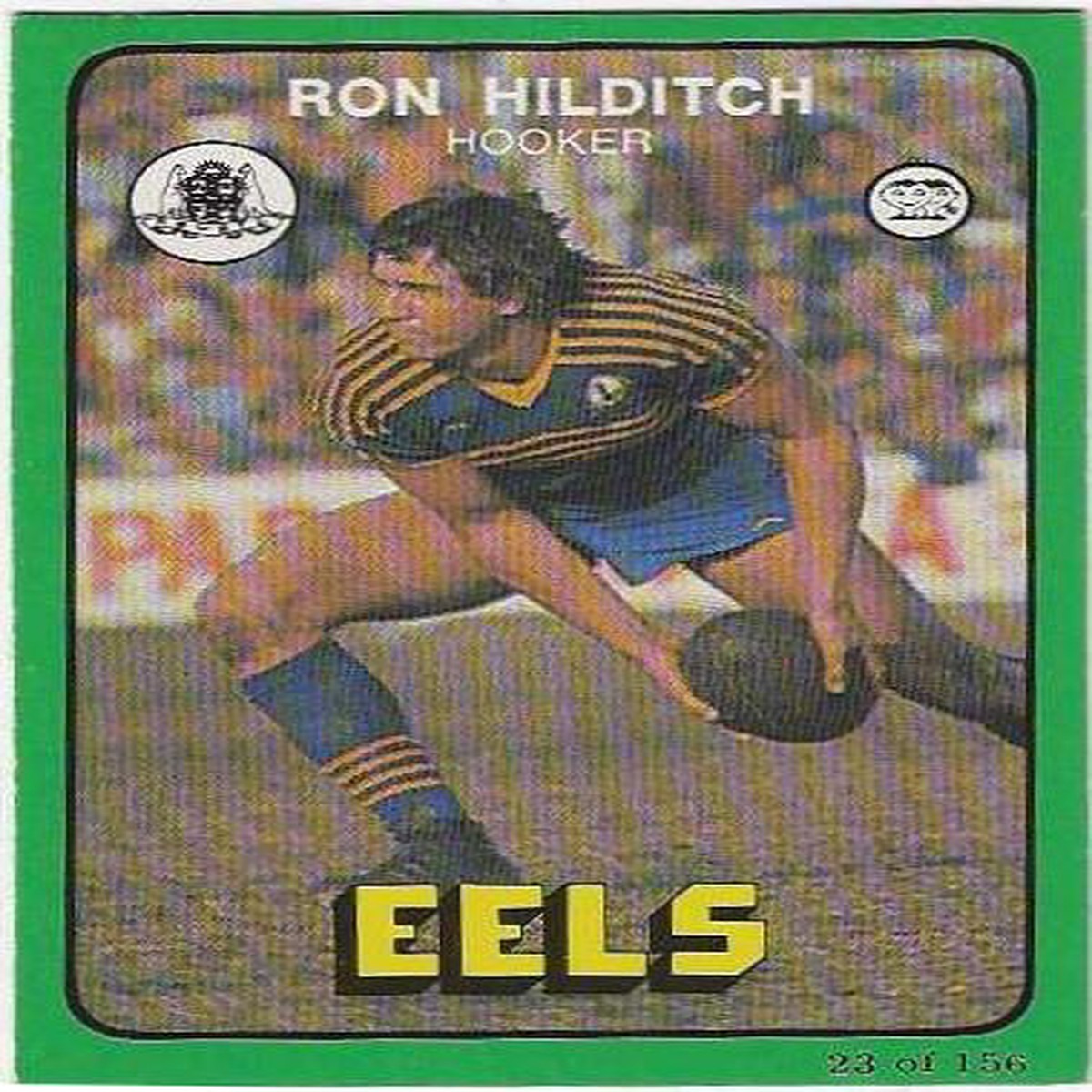 1978 Scanlens Rugby League (23) Ron Hilditch Eels