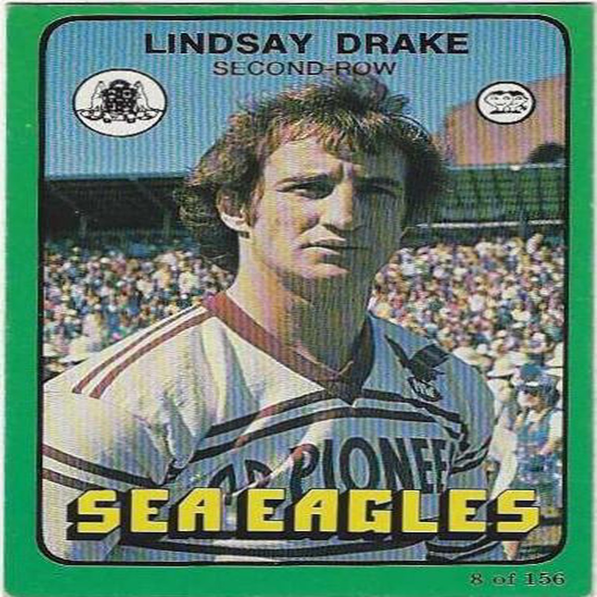 1978 Scanlens Rugby League (8) Lindsay Drake Sea Eagles