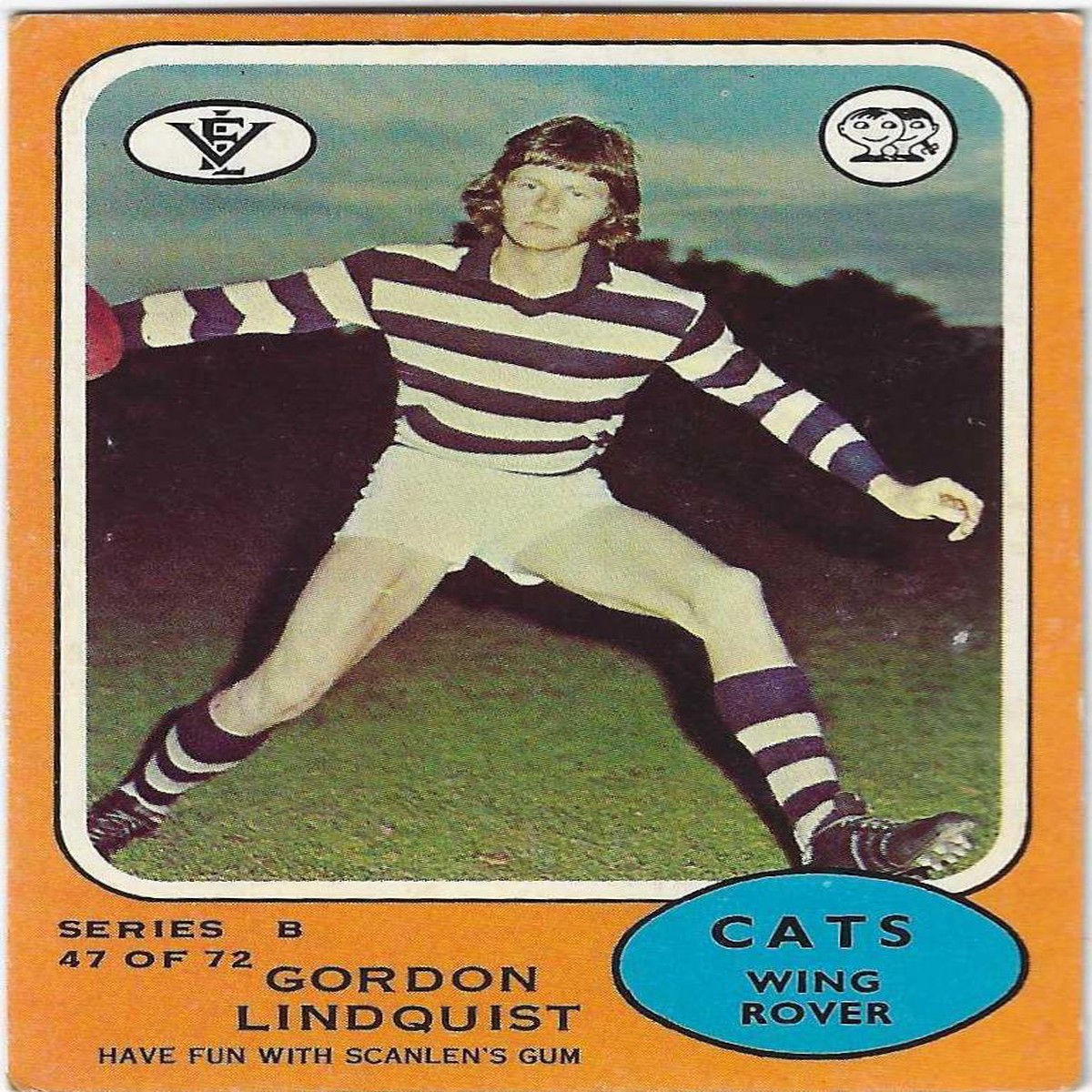 1973 B VFL Scanlens (47) Gordon Linquist Geelong