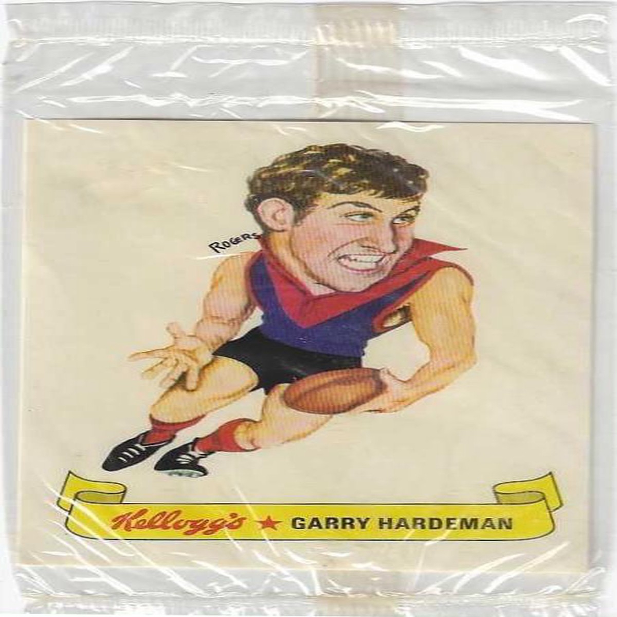 1973 Kelloggs Stickers  Melbourne  Garry Hardeman
