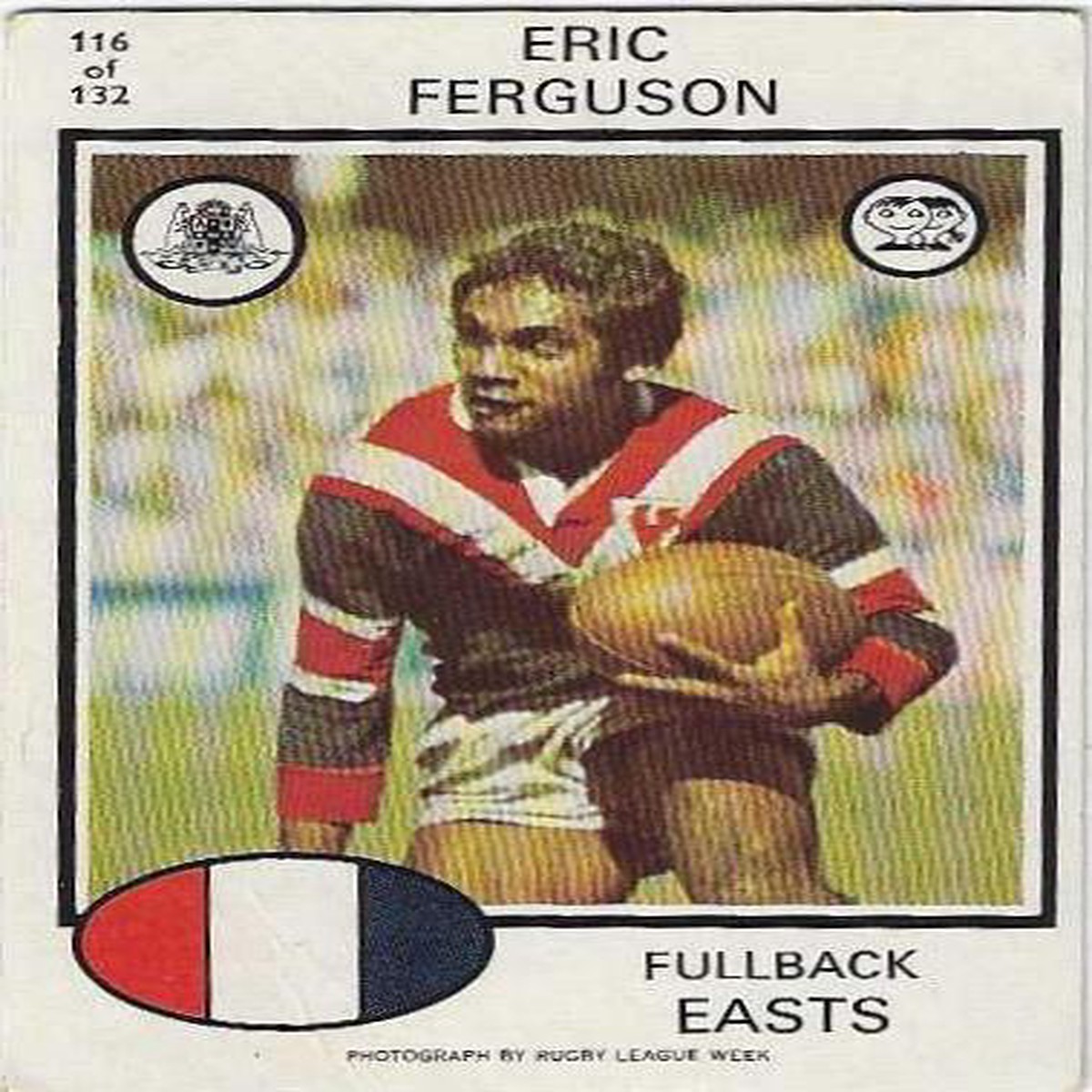 1975 Scanlens Rugby League (116) Eric Ferguson Easts