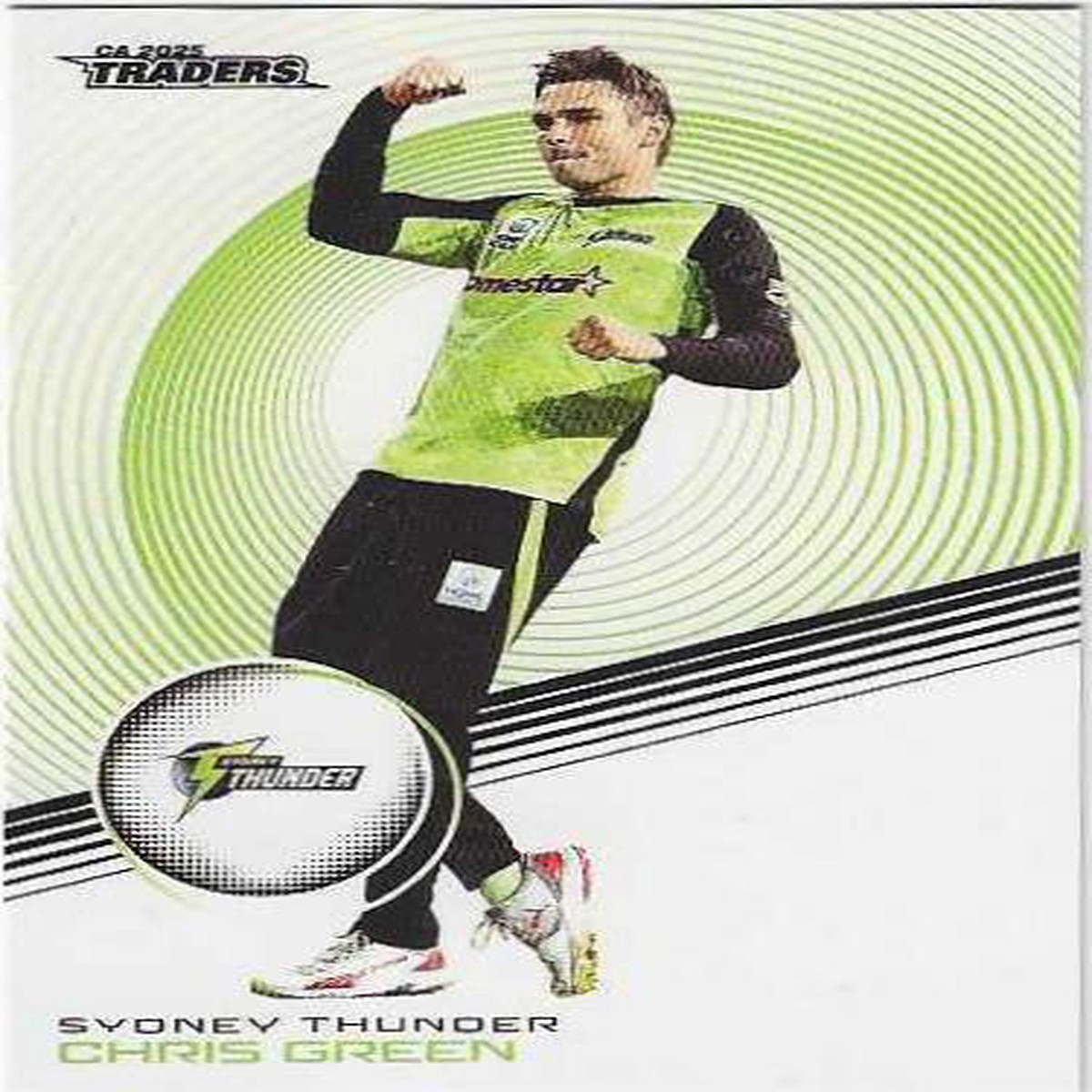 2025 / 26 Cricket Traders Luxe Base (141) Chris Green Thunder