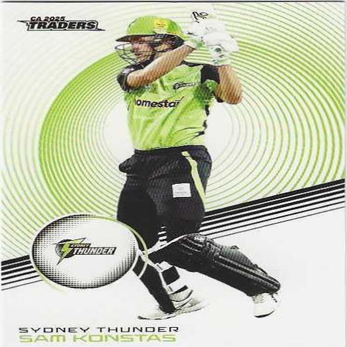 2025 / 26 Cricket Traders Luxe Base (142) Sam Konstas Thunder
