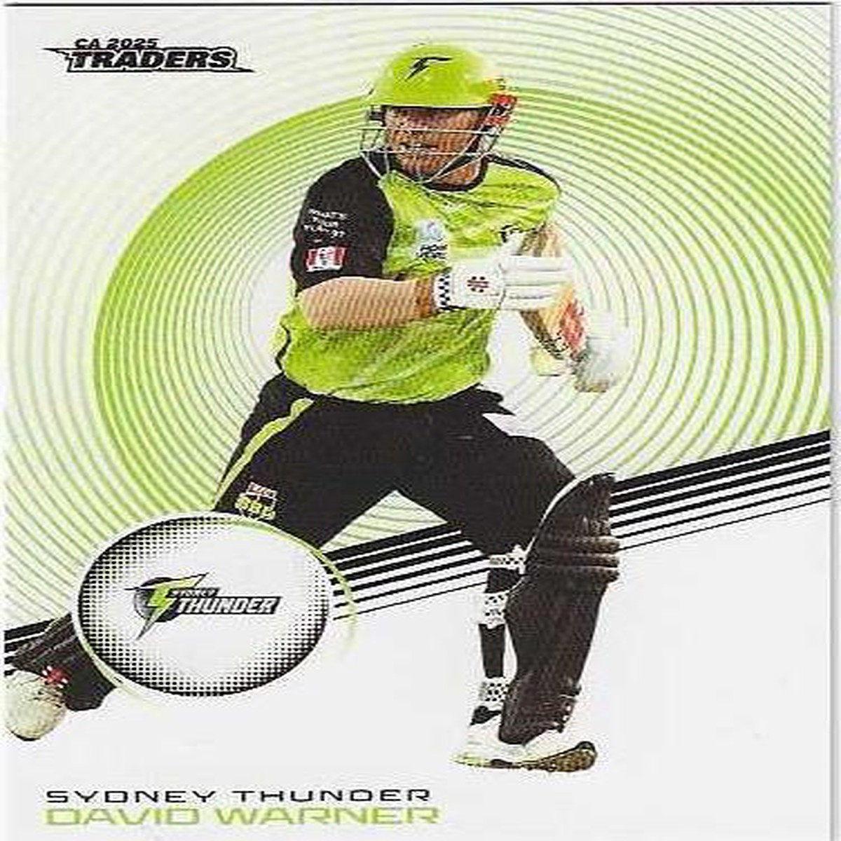 2025 / 26 Cricket Traders Luxe Base (145) David Warner Thunder
