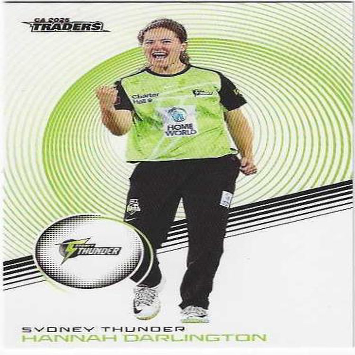 2025 / 26 Cricket Traders Luxe Base (148) Hannah Darlington Thunder
