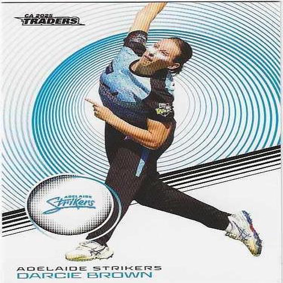 2025 / 26 Cricket Traders Luxe Base (062) Darcie Brown Strikers