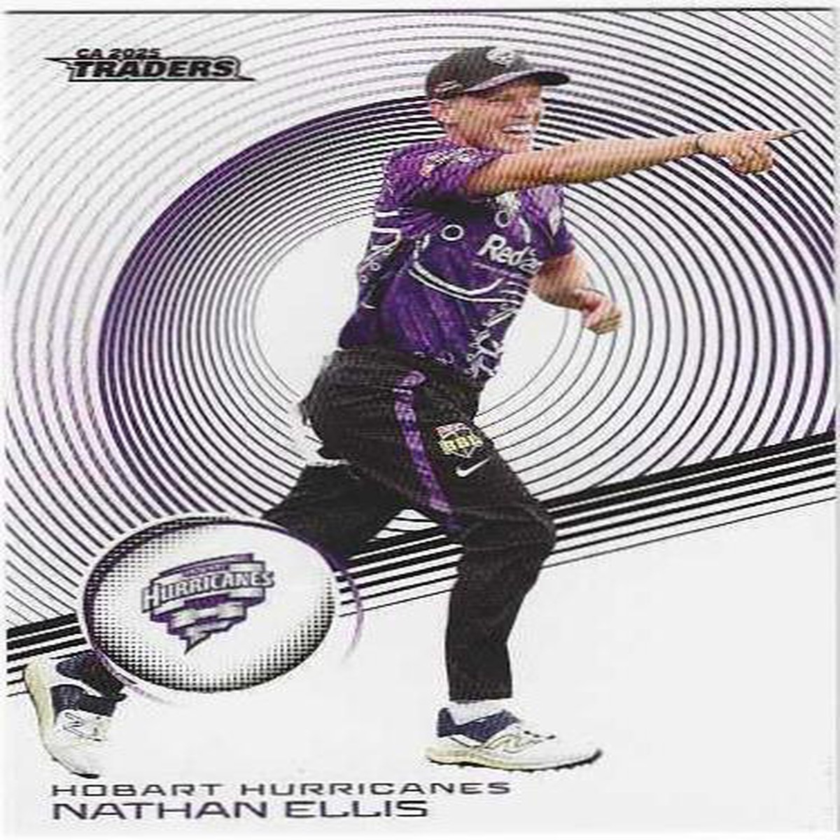 2025 / 26 Cricket Traders Luxe Base (080) Nathan Ellis Hurricanes