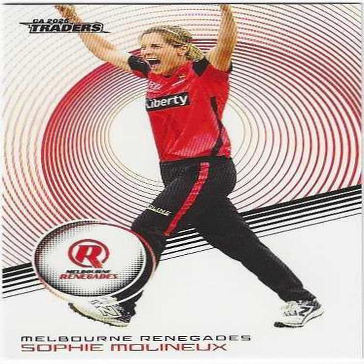 2025 / 26 Cricket Traders Luxe Base (100) Sophie Molineux Renegades