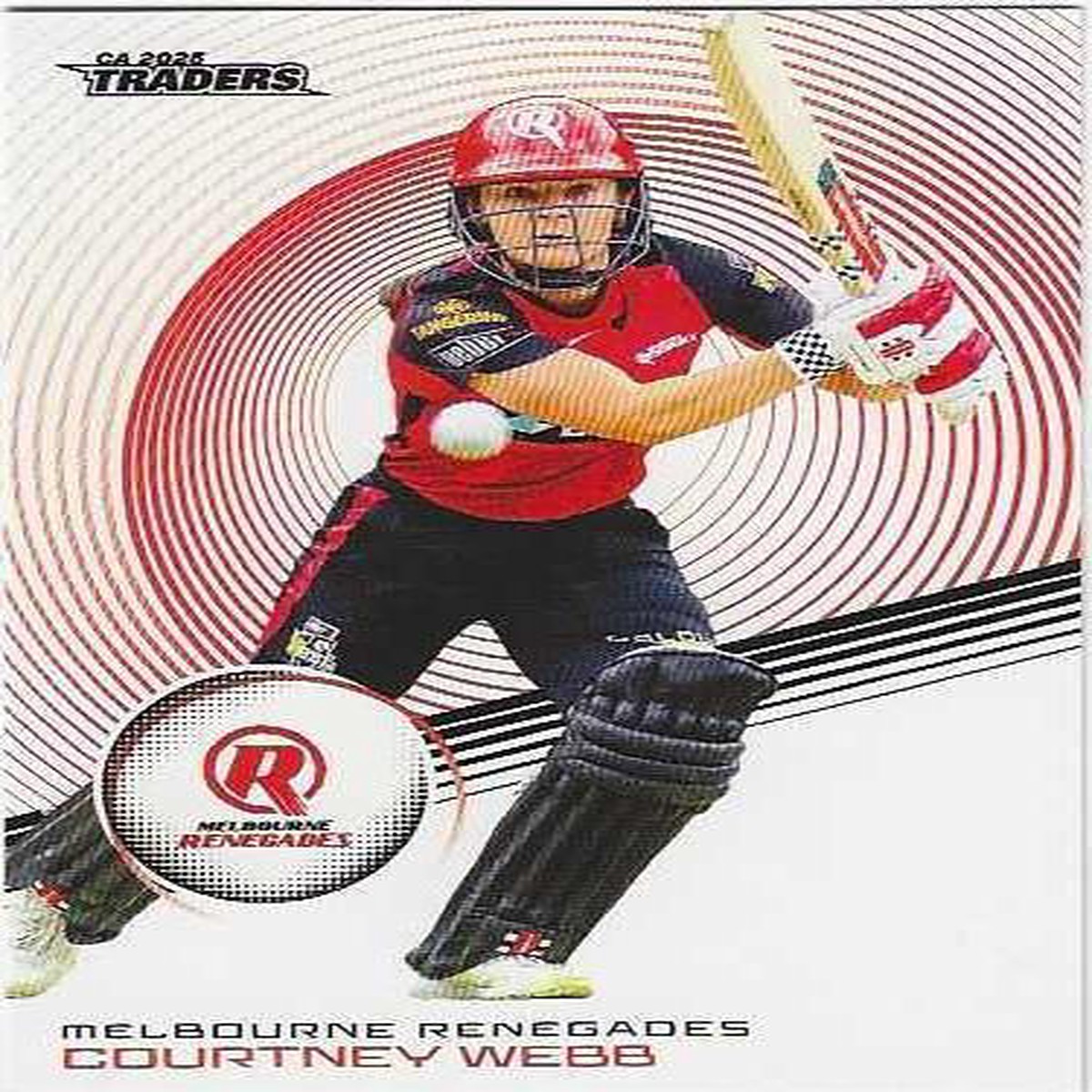 2025 / 26 Cricket Traders Luxe Base (102) Courthney Webb Renegades