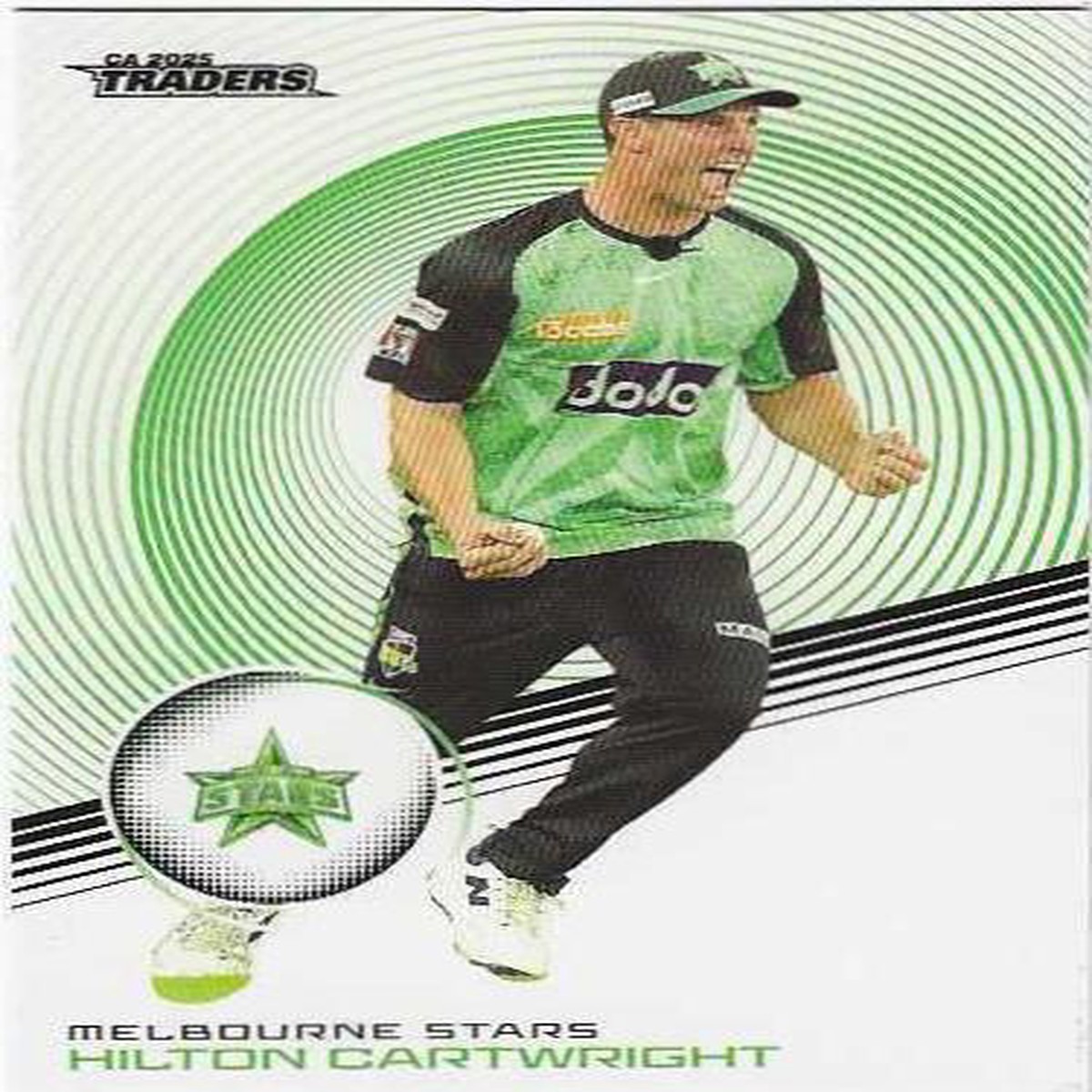 2025 / 26 Cricket Traders Luxe Base (104) Hilton Cartwright Stars